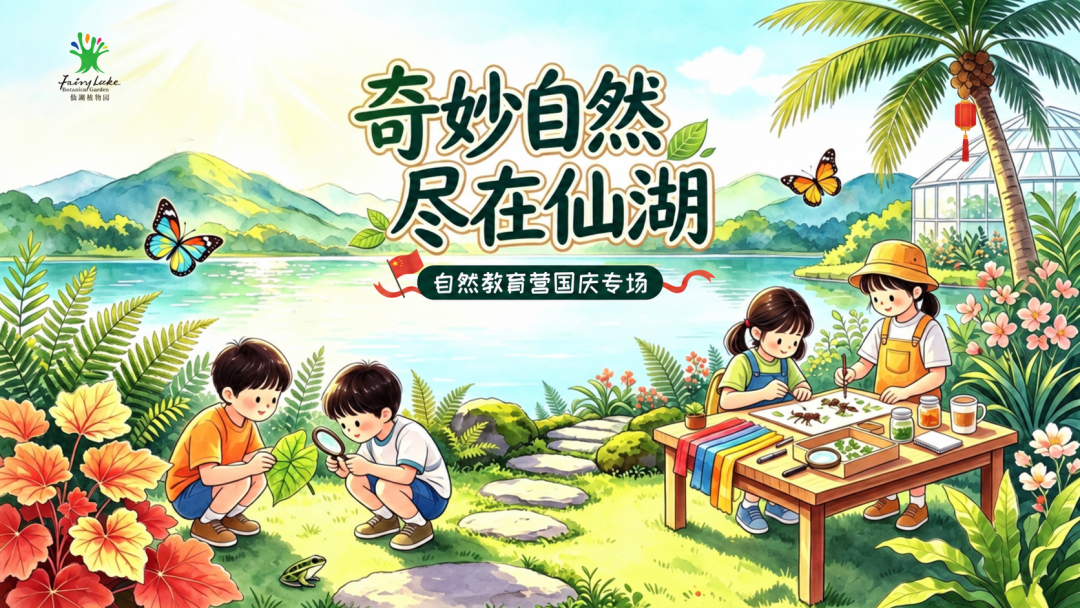 国庆限定 | 奇妙自然 尽在仙湖——高质量假期，在秋日草木光影之间